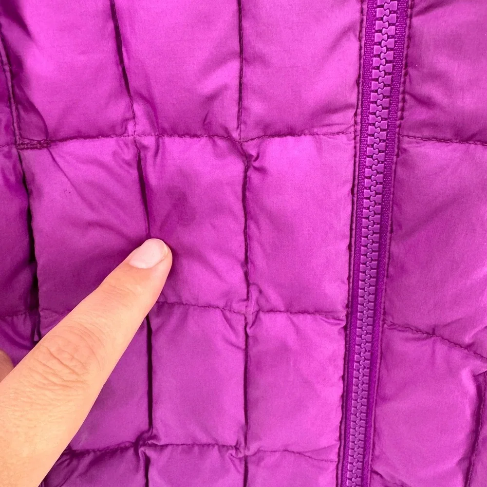 Marmot Jacket Kids Large Purple Puffer 700 Down Fill Youth Outdoors Full Zip